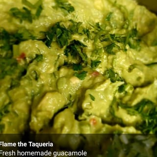 Homemade Tortilla Chips and Guacamole